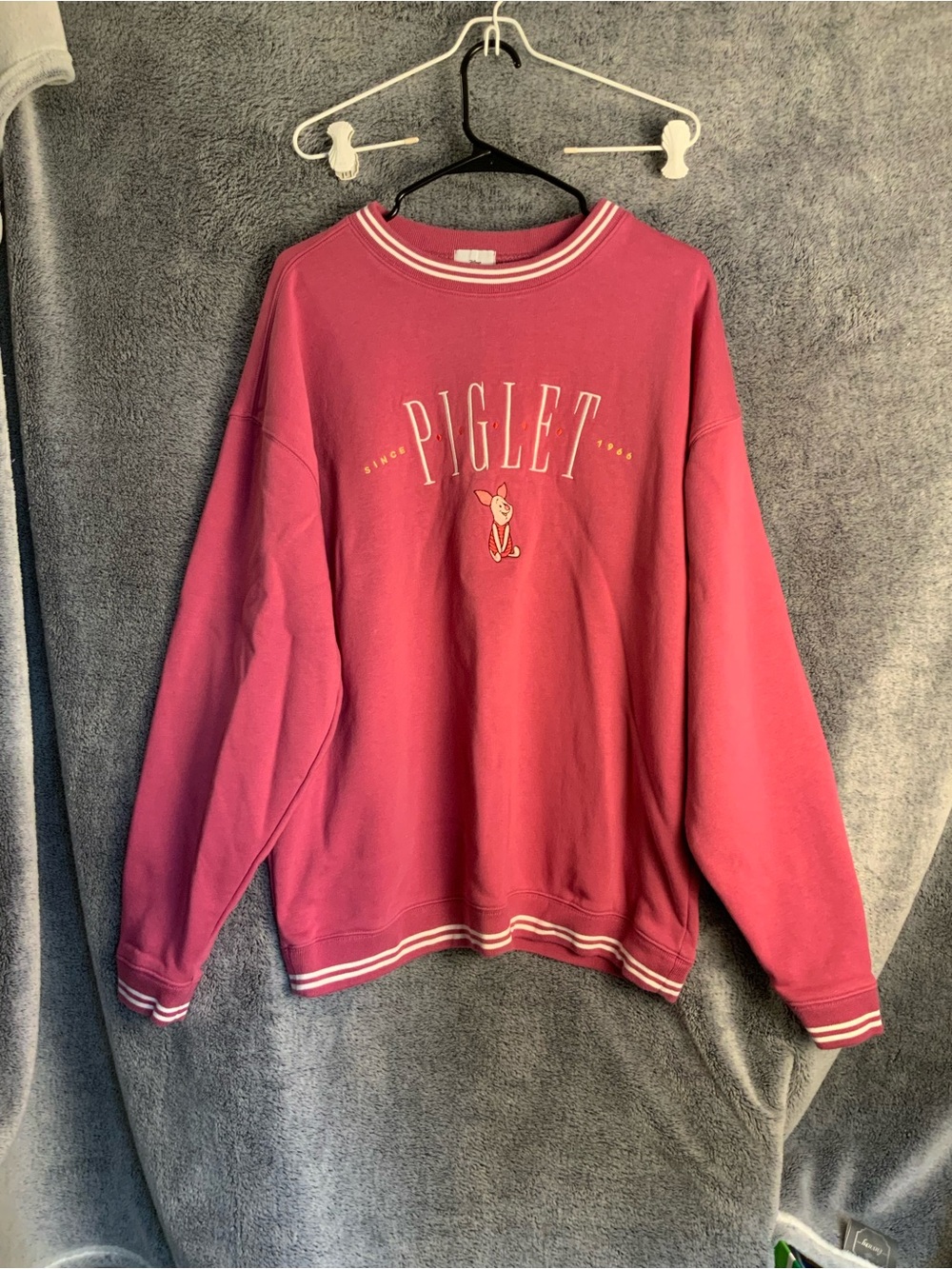 Disney Piglet Pink Crewneck Sweatshirt